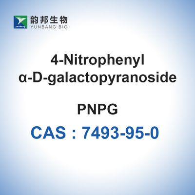 CAS 7493-95-0 ركائز إنزيم الجليكوزيد 4-نيتروفينيل α-D-Galactopyranoside