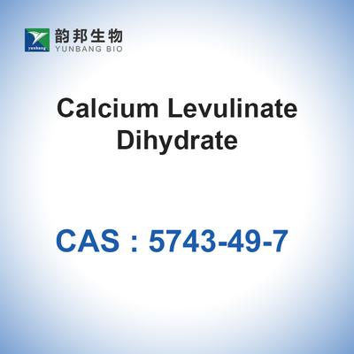 ليفولينات الكالسيوم CAS 5743-49-7 ثنائي هيدرات حمض ليفولينيك ملح الكالسيوم ثنائي الماء