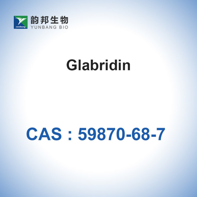 CAS 59870-68-7 Glabridin 98٪ مواد خام مستحضرات التجميل C20H20O4