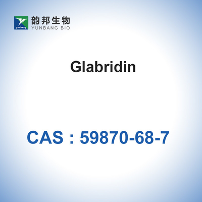 جلابريدين 98٪ مواد خام مستحضرات التجميل CAS 59870-68-7 C20H20O4