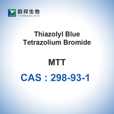 MTT CAS 298-93-1 البقع البيولوجية 98٪ ثيازوليل بلو تيترازوليوم بروميد
