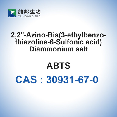 ABTS CAS30931-67-0 AzBTS- (NH4) 2 ، Diammonium 2،2′-Azino-Bis (3-Ethylbenzothiazoline-6-Sulfonate)