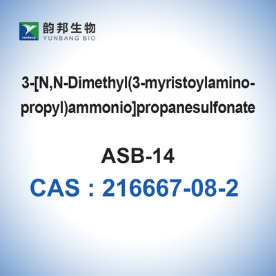CAS 216667-08-2 كاشف كيميائي حيوي ASB-14 3- [N ، N-Dimethyl (3-myristoylaminopropyl) ammonio] بروبان سلفونات