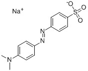 مسحوق الميثيل البرتقالي CAS 547-58-0 ACS Reagent، محتوى الصبغة 85٪