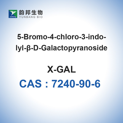 CAS 7240-90-6 X-GAL Glycoside 5-Bromo-4-Chloro-3-Indolyl-Beta-D-Galactoside Reagent في المختبر