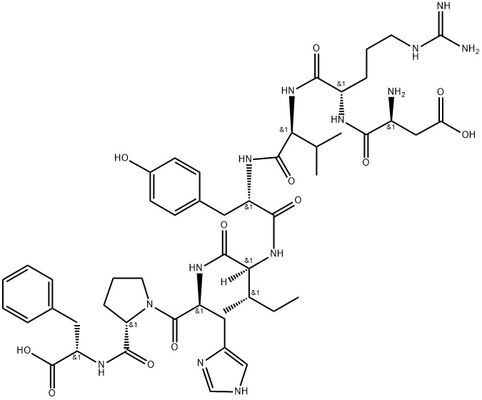 CAS 4474-91-3 ANGIOTENSIN II، المفاعلات البشرية لعلوم الحياة